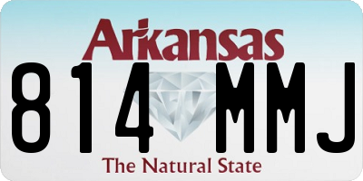 AR license plate 814MMJ