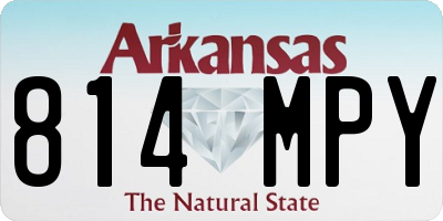 AR license plate 814MPY