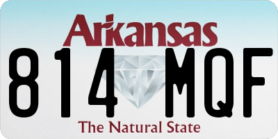 AR license plate 814MQF