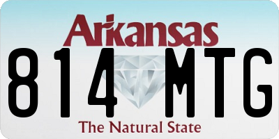 AR license plate 814MTG
