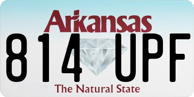 AR license plate 814UPF