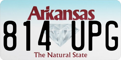 AR license plate 814UPG