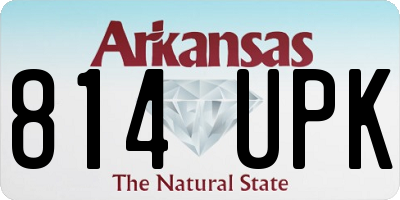 AR license plate 814UPK