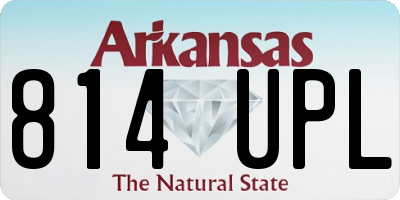AR license plate 814UPL