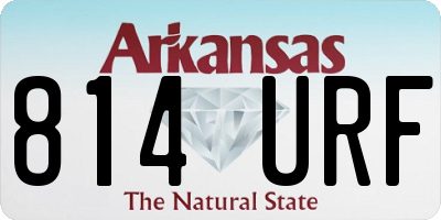 AR license plate 814URF