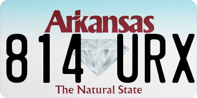 AR license plate 814URX