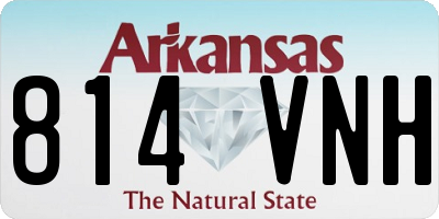 AR license plate 814VNH