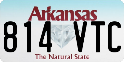 AR license plate 814VTC