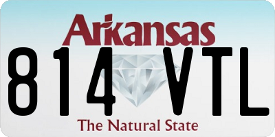 AR license plate 814VTL