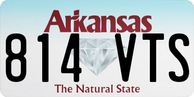 AR license plate 814VTS