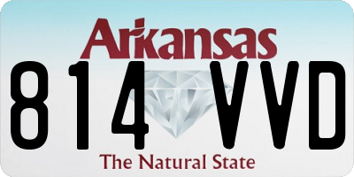 AR license plate 814VVD