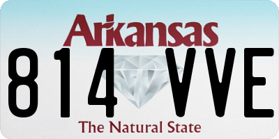 AR license plate 814VVE