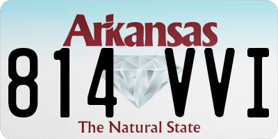 AR license plate 814VVI