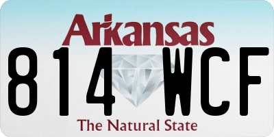 AR license plate 814WCF