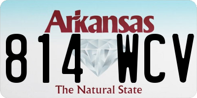 AR license plate 814WCV
