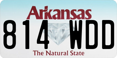 AR license plate 814WDD