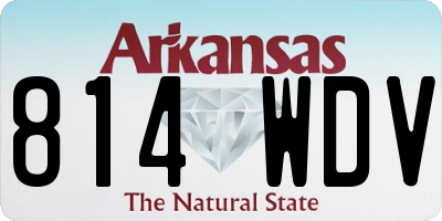 AR license plate 814WDV
