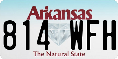 AR license plate 814WFH