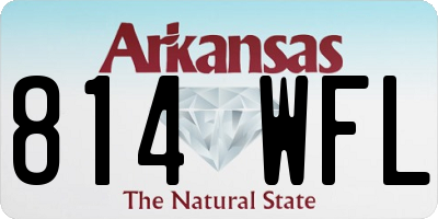 AR license plate 814WFL