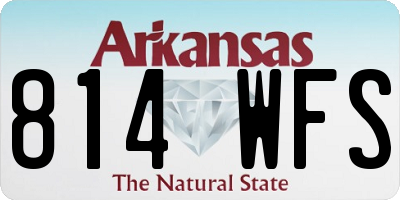 AR license plate 814WFS