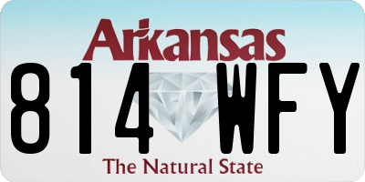 AR license plate 814WFY
