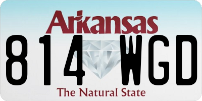 AR license plate 814WGD
