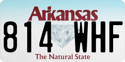 AR license plate 814WHF