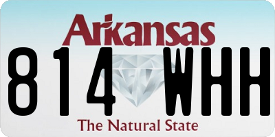 AR license plate 814WHH
