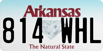 AR license plate 814WHL