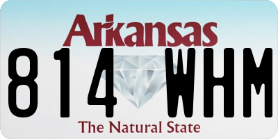 AR license plate 814WHM