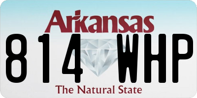 AR license plate 814WHP