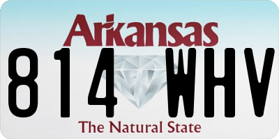 AR license plate 814WHV