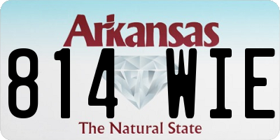 AR license plate 814WIE