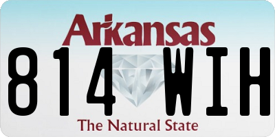 AR license plate 814WIH