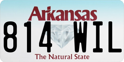AR license plate 814WIL
