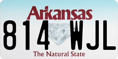 AR license plate 814WJL