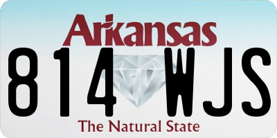 AR license plate 814WJS