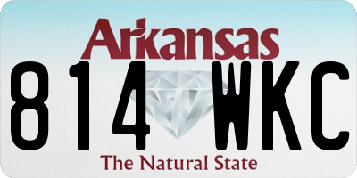 AR license plate 814WKC