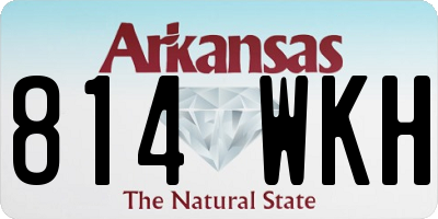 AR license plate 814WKH