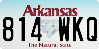 AR license plate 814WKQ