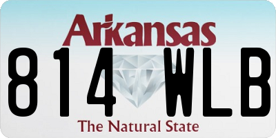 AR license plate 814WLB