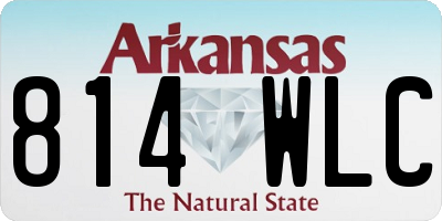 AR license plate 814WLC