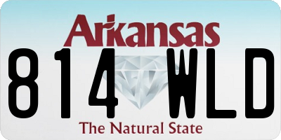 AR license plate 814WLD