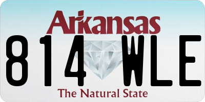 AR license plate 814WLE
