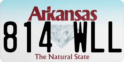 AR license plate 814WLL