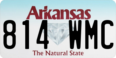 AR license plate 814WMC