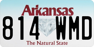 AR license plate 814WMD