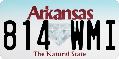 AR license plate 814WMI