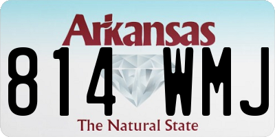 AR license plate 814WMJ
