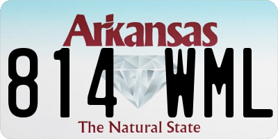 AR license plate 814WML